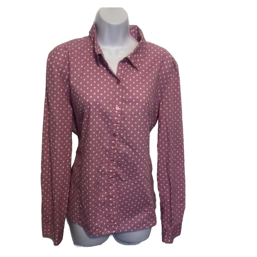Garnet Hill Button Down Shirt Sz 16